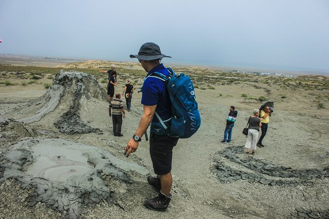 Gobustan and Mud volcanoes PRIVATE TOUR - Reading the petroglyphs at the open-air reserve