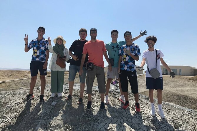 Gobustan-Mud Volcan-Fire Temple and Mountain Tour/Entrance inc - Yanar Dag, the hill that still burns