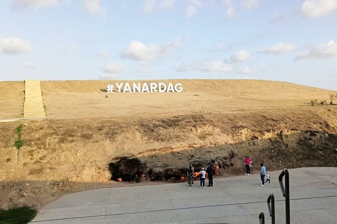 Gobustan-Mud Volcan-Fire Temple and Mountain Tour/Entrance inc - The Heydar Aliyev Center and modern Baku