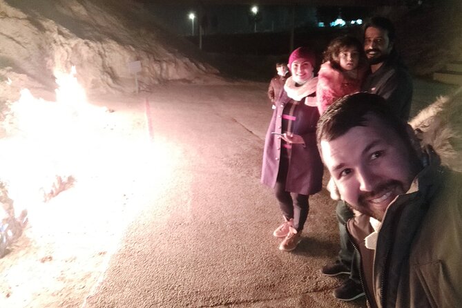 Gobustan, Mud Volcano, Burning Mountain and Fire Temple Tour - Bibi-Heybat Mosque by the Caspian Sea