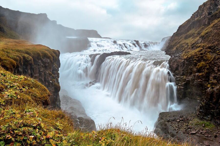 Golden Circle and Kerið Crater Small Group Tour - Gullfoss, Iceland’s great waterfall