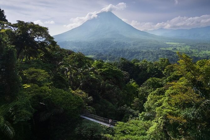 Hanging Bridges Walk in Arenal Volcano - Rain can either add to the rainforest or obscure it