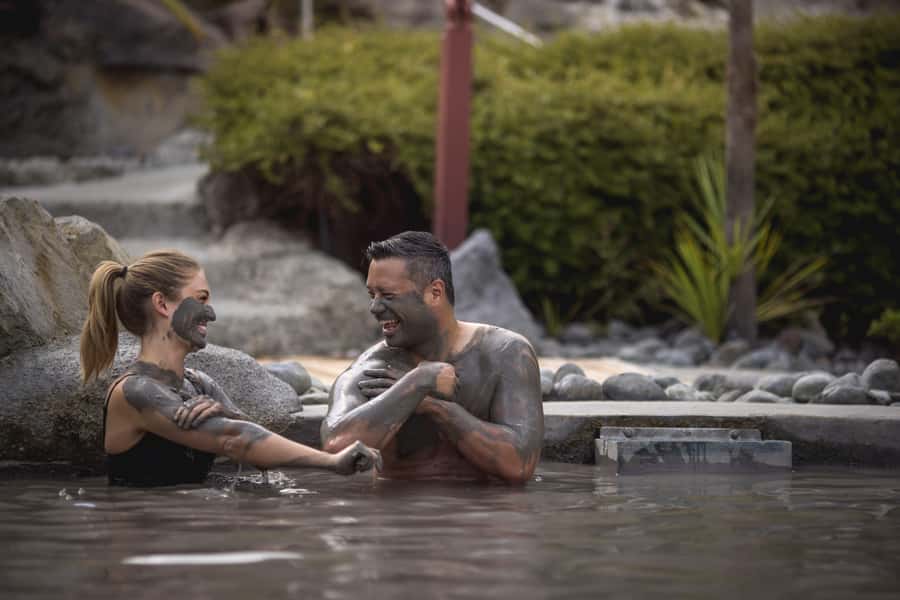 HELL'S GATE Mud Spa, Rotorua - Group Day Tour Ex Auckland - Reaching Rotorua and changing to the Hell’s Gate shuttle