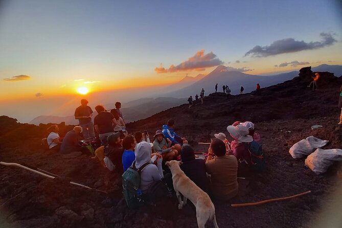 Hike to Pacaya Volcano from Antigua - The plateau, lava fields, and steaming vents