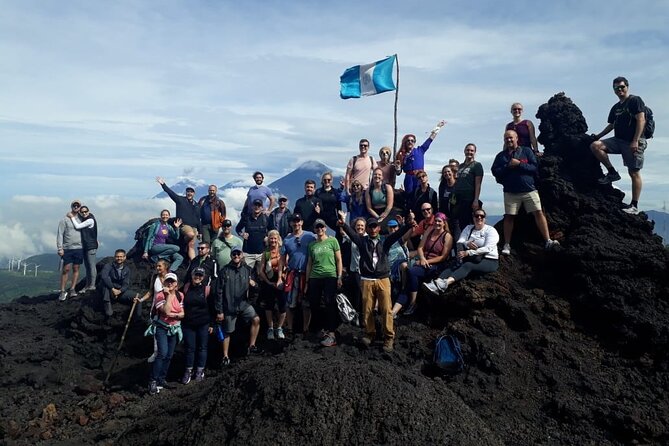 Hike to Pacaya Volcano from Antigua - The steep climb through forest and ash