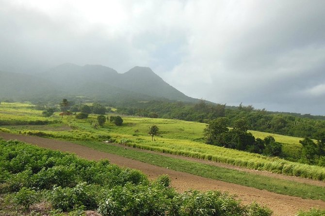 Hiking Mount Liamuiga Volcano in St Kitts - The open-top ride through St Pauls