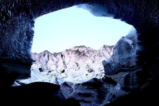 Ice Cave by Katla Volcano Super Jeep Tour from Vik - Inside the cave: black ice, blue ice, and changing formations