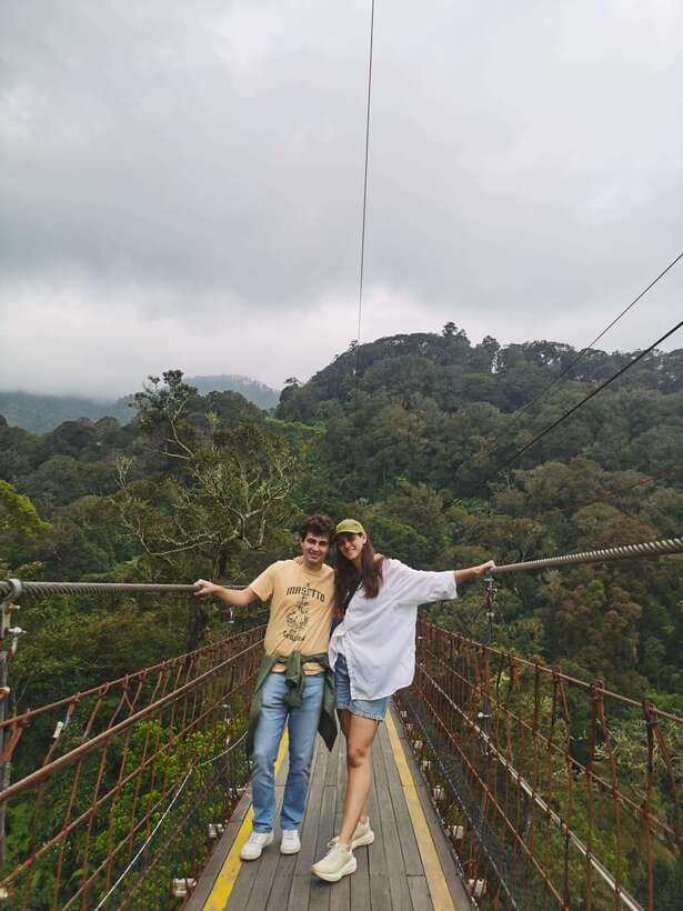 Jakarta: Volcano or Suspension Bridge,Ricefield & Hot Spring - White Crater, sulfur, and forest air