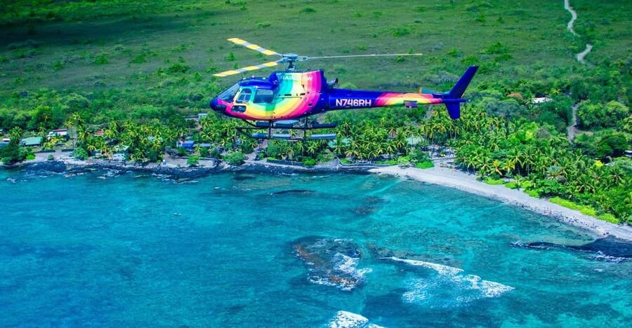 Kailua-Kona: Hualalai Volcano Doors On/Off Helicopter Tour - Kealakekua Bay and the Captain Cook Monument