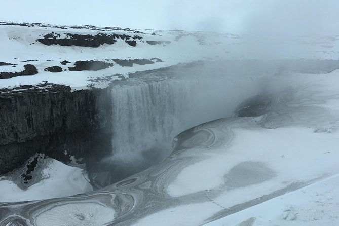 Lake Myvatn, Dettifoss and Goddafoss Waterfalls Day Tour from Akureyri - Dettifoss and the winter walk you must take seriously