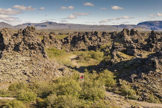 Lake Myvatn, Hot-Springs & Godafoss Waterfall Tour from Akureyri - Dimmuborgir: black lava and local legend