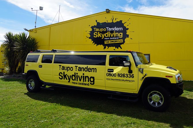 Lake Taupo 12,000-Foot Tandem Skydiving - Sitting at the aircraft door