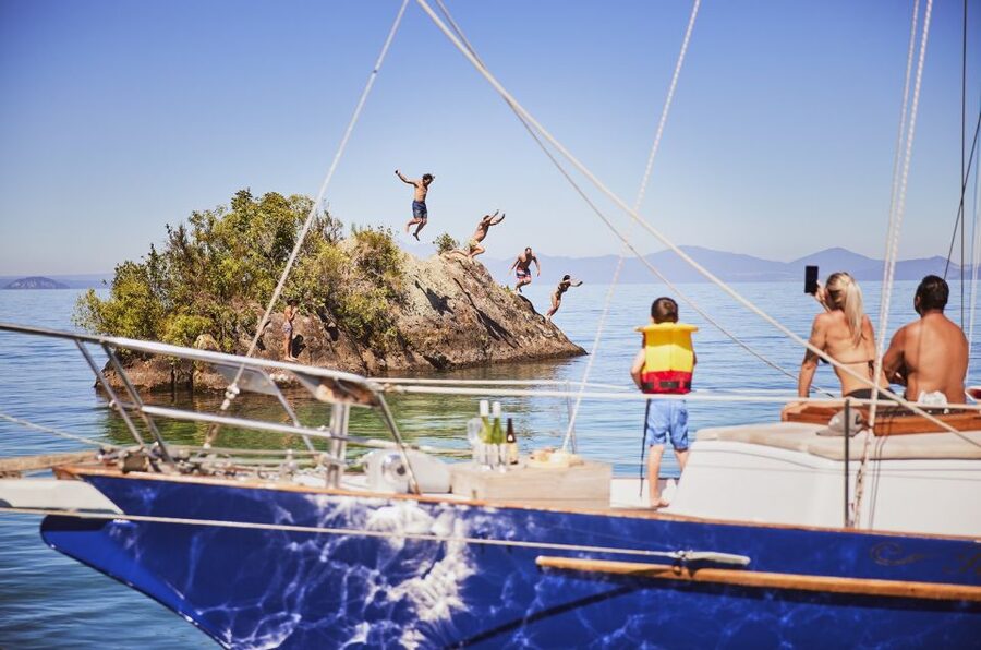 Lake Taupo: Classical Sailing to the Māori Rock Carvings - The Māori Rock Carvings stop