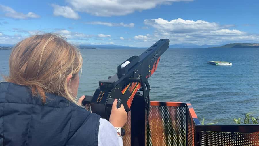 Lake Taupo: Hole in One Golf or Ball Blaster Challenge - Three holes, three chances to win