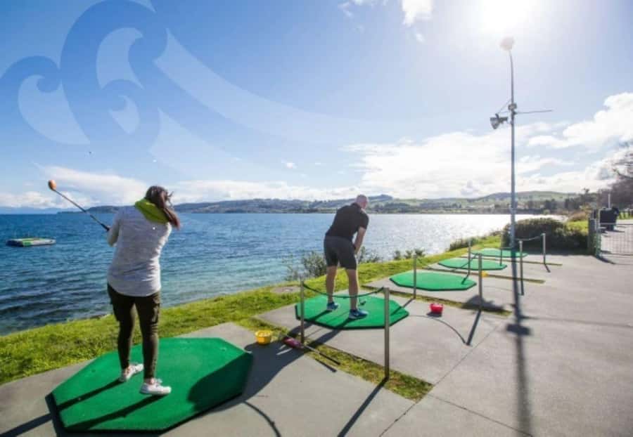 Lake Taupo: Hole in One Golf or Ball Blaster Challenge - A good stop for families and mixed groups
