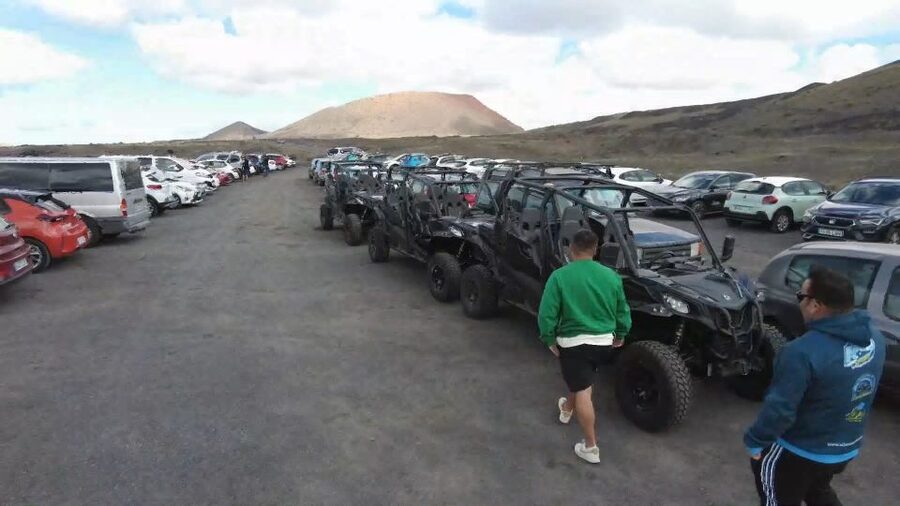 Lanzarote: On-Road Guided Buggy Volcano Tour - Walking into El Cuervo volcano