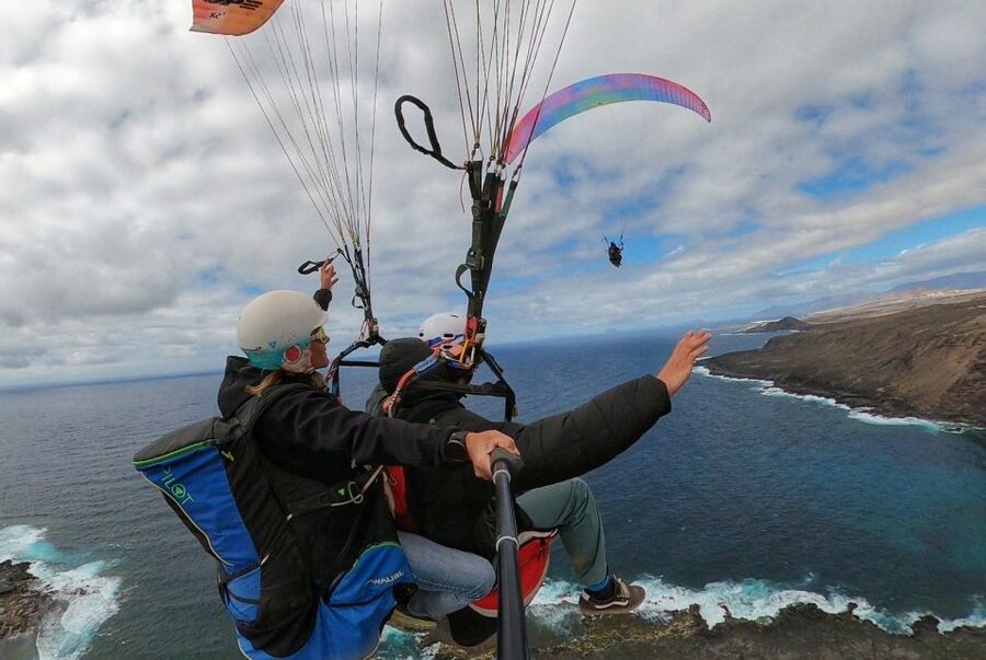 Lanzarote: Tandem Paragliding over Volcanoes & the Atlantic - Is $141 a fair price?