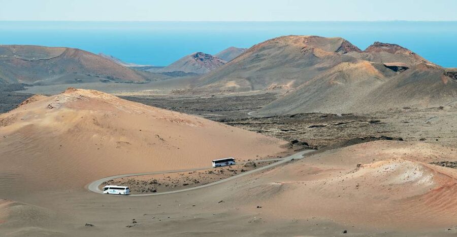 Lanzarote: Timanfaya National Park & La Geria Tour - Coaches, pickup points, and the real timing
