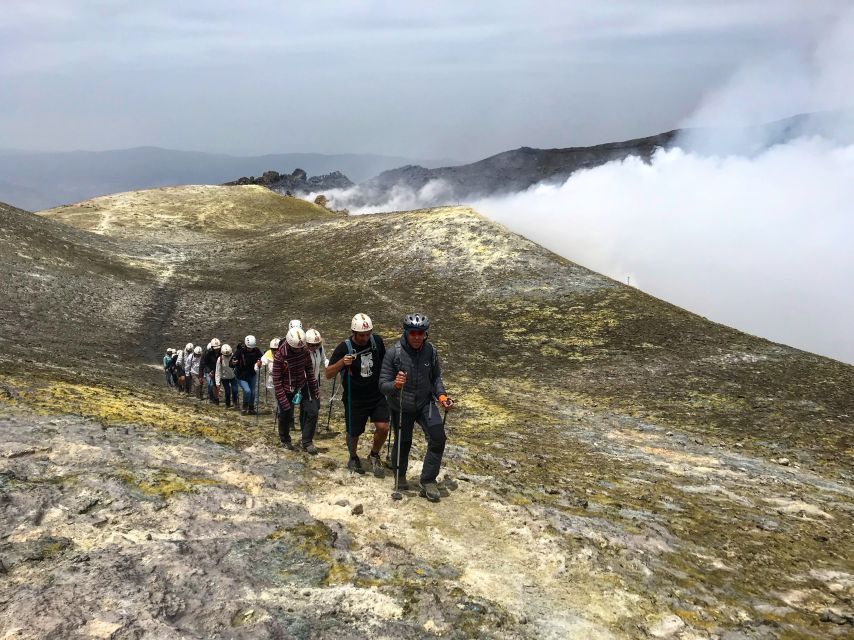 Linguaglossa: Mt Etna Summit Crater Hike with Optional 4x4 - Walking into the volcanic desert