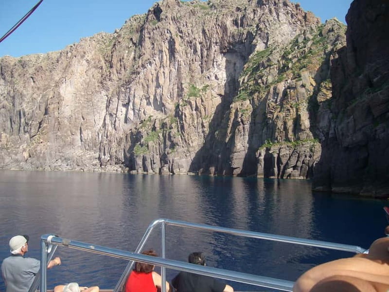 Milazzo: Lipari, Panarea, and Stromboli Islands Day Tour - The sunset sailing beneath the Sciara del Fuoco