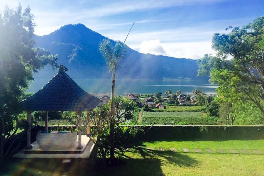 Mount Batur: 2D1N Kintamani Tour with Private Sunrise Hiking - The descent and a well-earned hot spring stop
