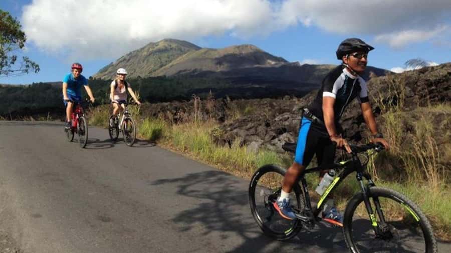 Mount Batur: Black Lava Cycling Tour w/ Natural Hot Spring - Why the black lava route feels different