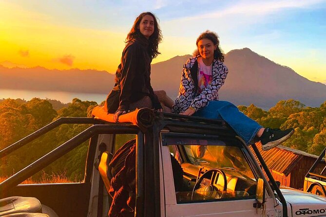 Mount Batur Jeep Adventure - Reaching the sunrise viewpoint by classic jeep