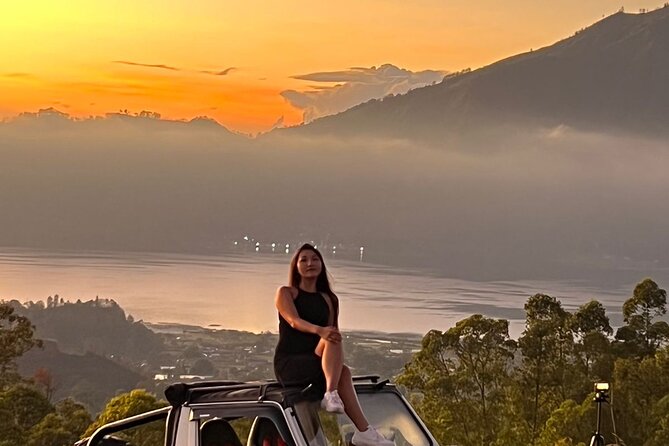Mount Batur Jeep Adventure - Breakfast with Lake Batur below