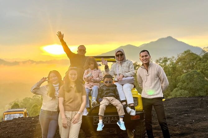 Mount Batur Jeep Sunrise and Black Lava Tour - Sunrise at the Mount Batur viewpoint