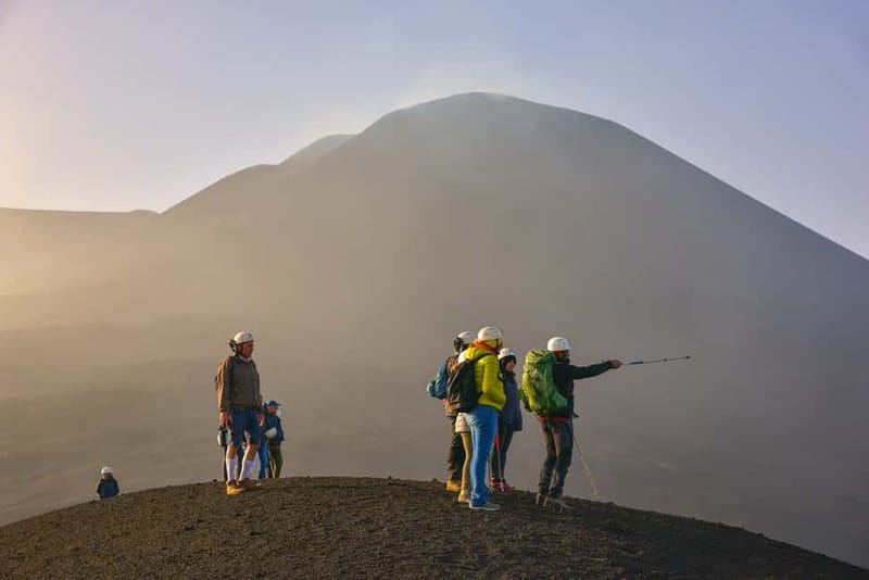 Mount Etna: Central Crater (3340mt.) with cable car and jeep - Walking through lava fields and old cones