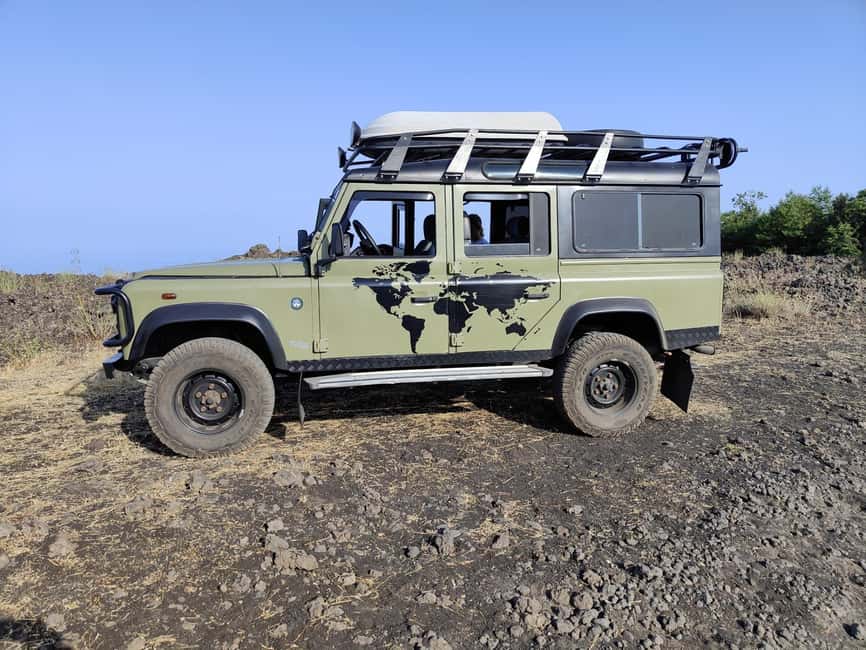 Mount Etna: Half-day Morning Jeep Tour - Crossing old lava flows by 4x4