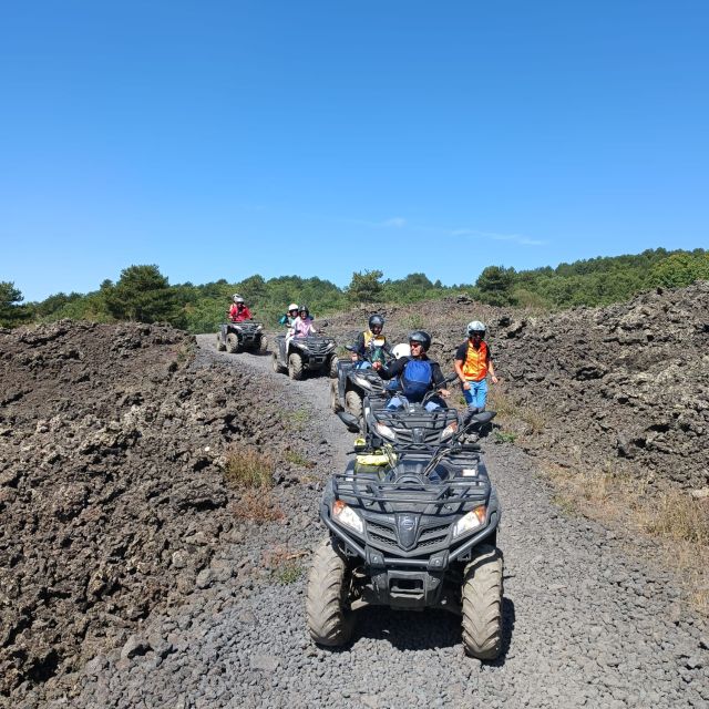 Mount Etna: Off-Road ATV Tour - Black sand, pine forest, and solid lava flows