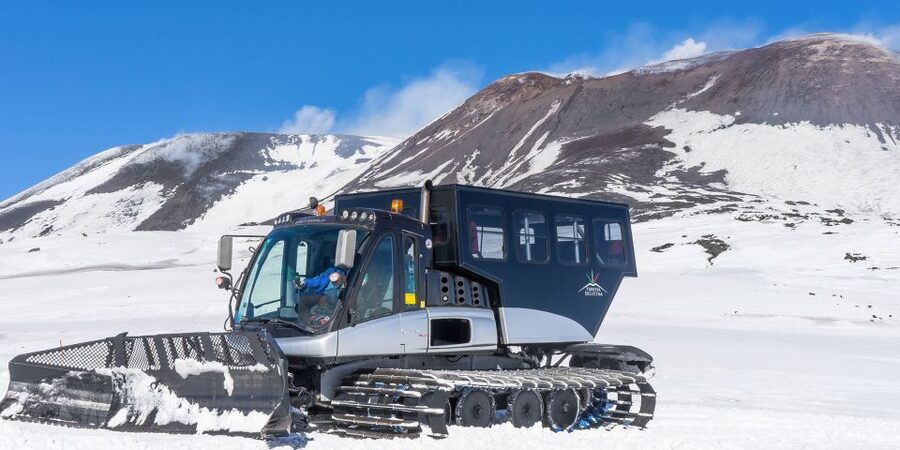 Mount Etna: Roundtrip Cable Car and 4x4 Bus Ticket - The cable car to 2,500 meters