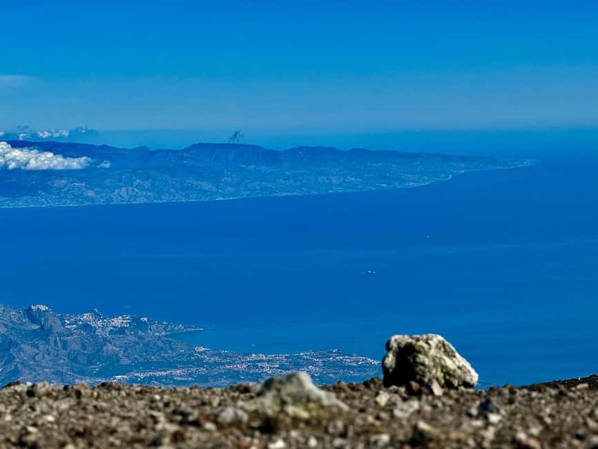 Mount Etna South:Summit Craters Tour in Cable Car & 4x4 Jeep - A warm lava channel and volcanic underground features