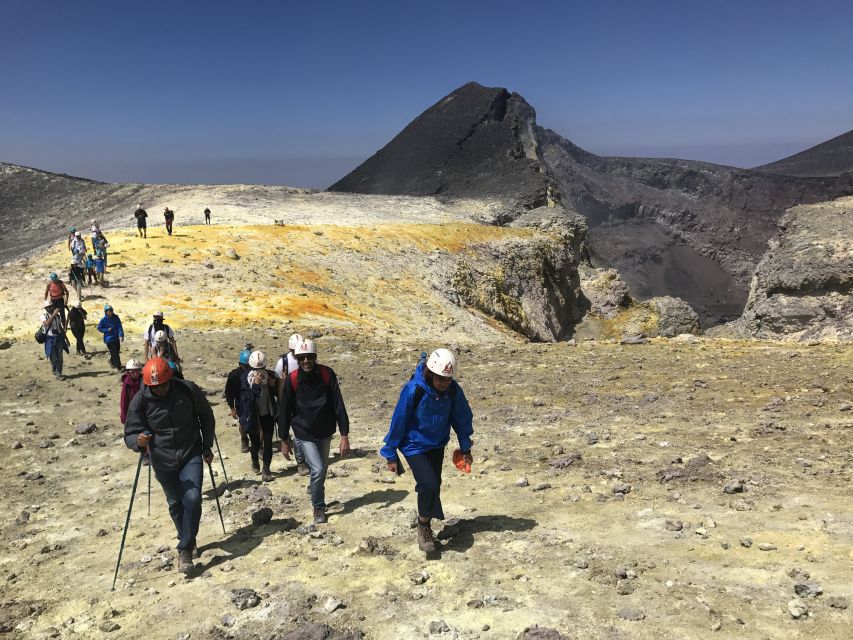 Mount Etna: Summit Crater Trek with Cable Car - Barbagallo Crater and the volcanic-sand descent