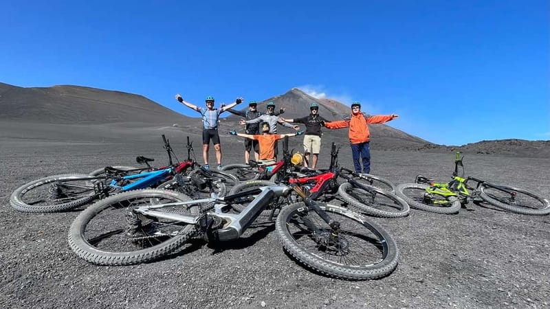 Mount Etna Summit E-Bike - The Valle del Bove viewpoint after 80 minutes