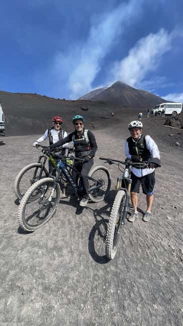 Mount Etna Summit E-Bike - The guide, group size, and safety balance