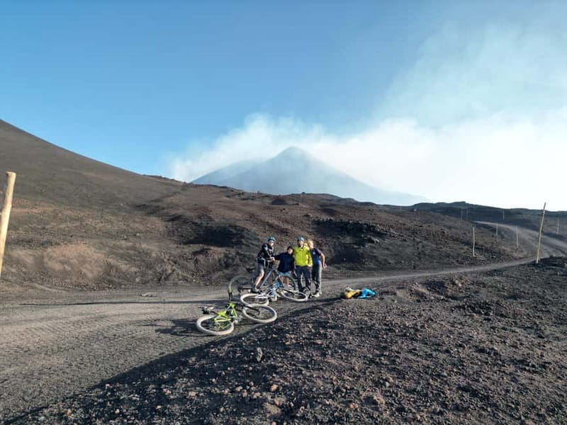 Mount Etna Summit E-Bike - Riding the black volcanic sand to 2,700 meters