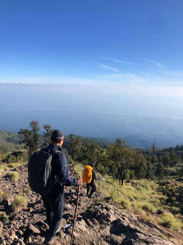Mount Rinjani Climbing 2D/1N Summit Trek 3726M - Sunrise views from 3,726 meters