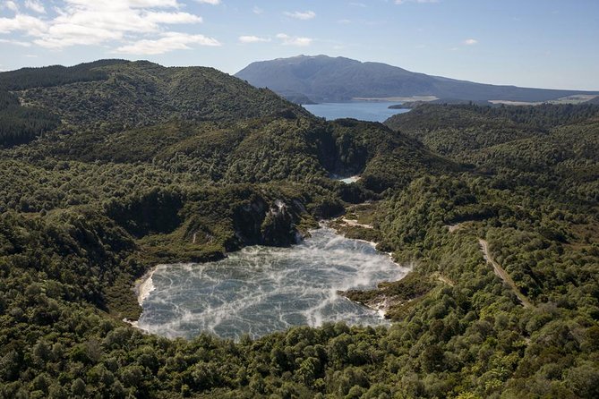 Mount Tarawera Volcanic Adventure by Helicopter - Landing on dormant Mount Tarawera
