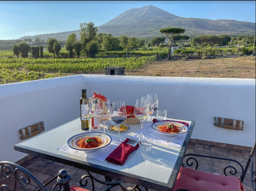 Mount Vesuvius: Vineyard Tour with Wine Tasting and Lunch - The views are part of the meal