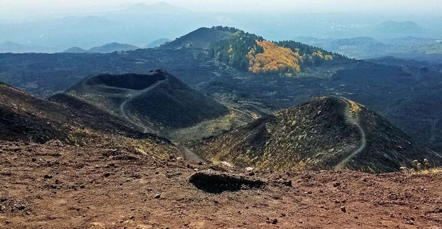 Mt. Etna: Private Tour in 4x4 from Taormina - Looking into the Valley of Bove