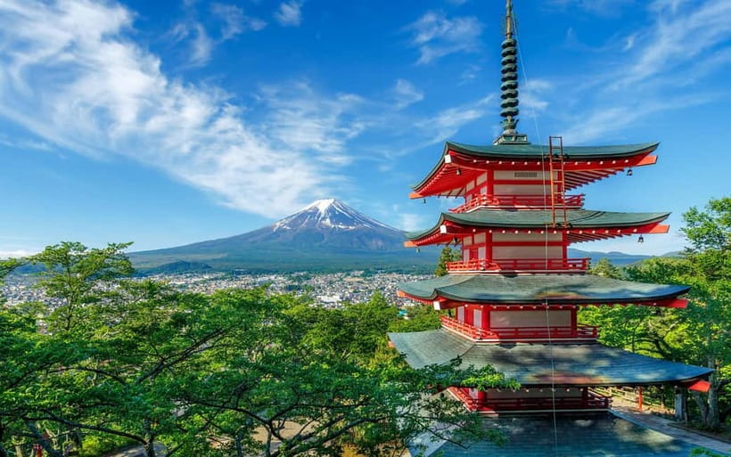 Mt Fuji Top 5 Spots Day Tour: Arakurayama Park,Oshino Hakkai - Oishi Park and Kawaguchiko’s seasonal calendar