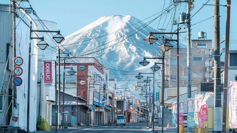 Mt Fuji Top 5 Spots Day Tour: Arakurayama Park,Oshino Hakkai - Starting from Tokyo at 8:00 or 8:30