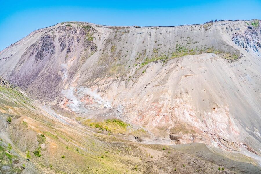 Mt. Usu: Hike to the crater and see the stunning Lake Toya! - Lake Toya gets its own photo stop
