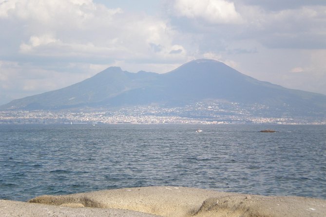 Naples Shore Excursion Mt Vesuvius and Pompeii Day Trip - Pompeii first, with the volcano still in view