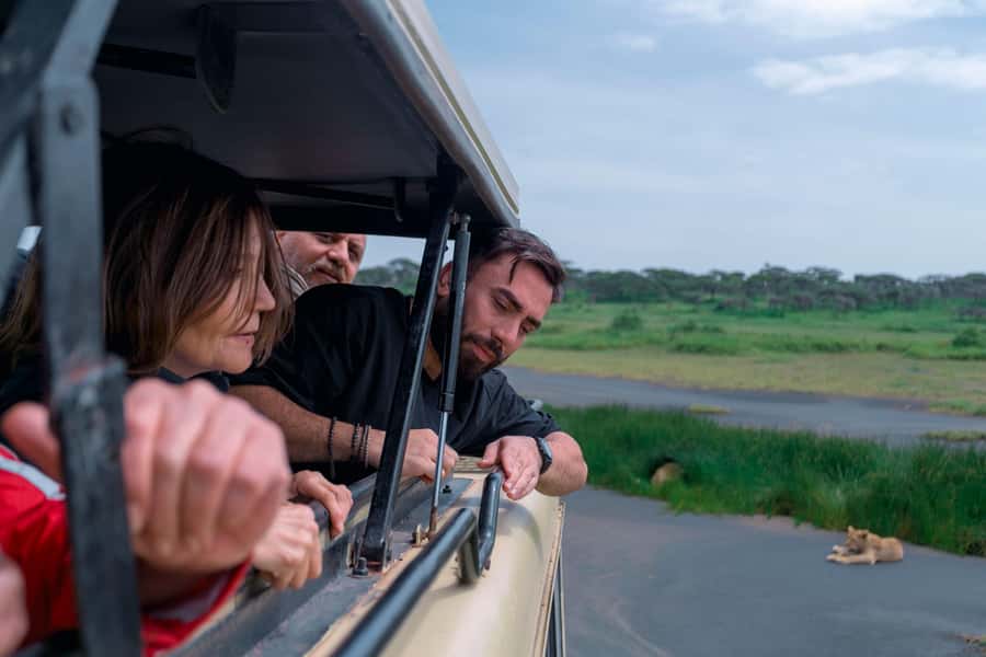 Ngorongoro Crater: Full-Day Safari Tour - The crater rim view before the game drive