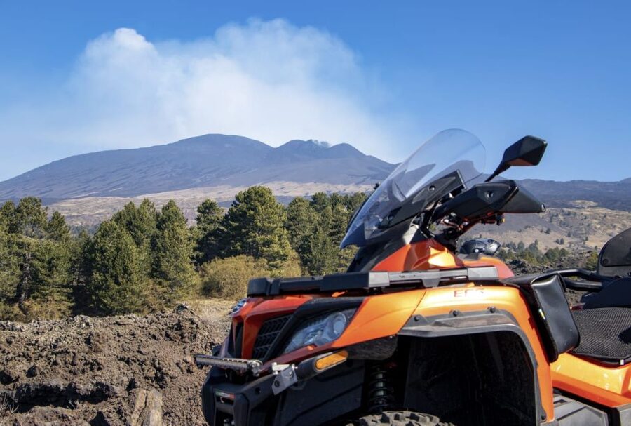Nicolosi: Mt. Etna Guided Quad Tour Adventure - Traditional buildings among volcanic ground