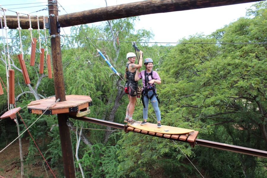 Oahu: Coral Crater Challenging Adventure Course - Starting high above the ground