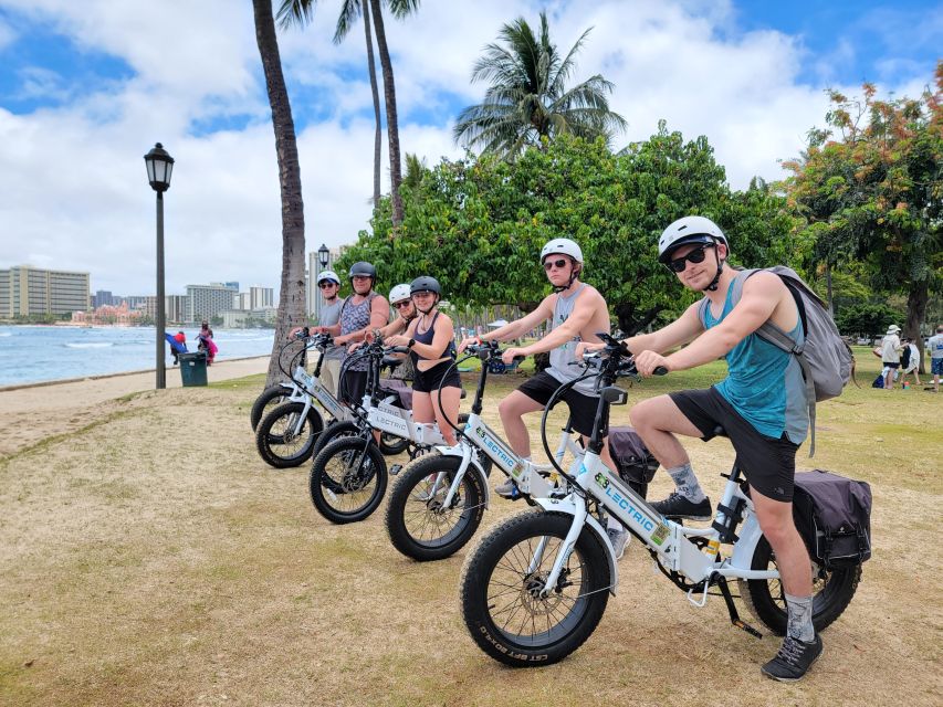 Oahu: Honolulu E-Bike Ride and Diamond Head Hike - From Kuhio Village Tower to Waikiki’s coast